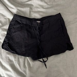 John Gualt Brandy Melville Linen black shorts